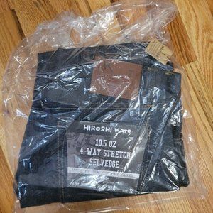 Hiroshi kato stretch selvedge 32x30 the pen slim raw indigo